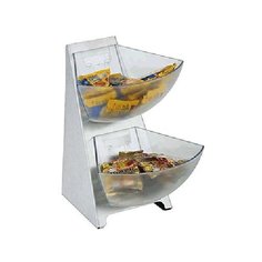 Этажерка на 2 емкости; пластик,сталь нерж.; 1л, Aps, арт. 11442