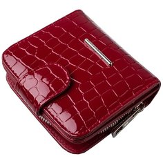 Кошелек Dimanche 31095/654, натуральная кожа бордовый