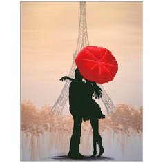 Наборы - кристальная (алмазная) мозаика "ФРЕЯ" ALV-39 Кристальная мозаика (алмазная вышивка) "Парижская история" 32 х 42 см