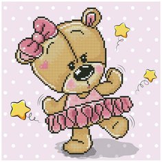 Кристальная мозаика (алмазная вышивка) "ФРЕЯ" ALV-95 "Па- де- де" 30 х 30 см