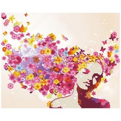 Кристальная мозаика (алмазная вышивка) "ФРЕЯ" ALV-43 "Весна в душе" 52 х 42 см