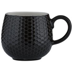 Чашка Embossed 350 мл черная Mason Cash