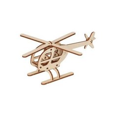 Rezark Пазл 3D фанера Вертолет 7.5x20x16 см (TAR-05)
