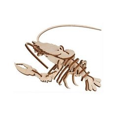 Rezark Пазл 3D фанера Рак 7x15x14 см (NIZ-02)