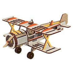 Rezark Пазл 3D фанера Биплан 11x25x21 см (MW-3011)