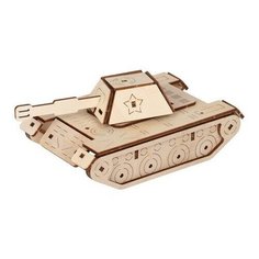 Rezark Пазл 3D фанера Танк 9x17x6.5 см (TAR-01)