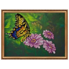 Набор для вышивания бисером АБРИС АРТ AB-019 Герберы 40х30 см Abris ART