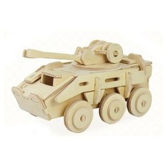 Rezark Пазл 3D фанера бронированная машина 13x7.5x7.5 см (ROT-008)