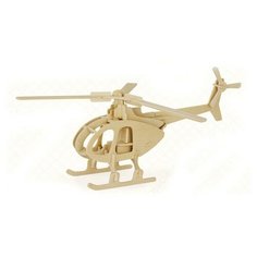 Rezark Пазл 3D фанера вертолет 26x26.5x14 см (ROT-005)