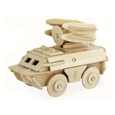Rezark Пазл 3D фанера зенитная установка 12.5x6.5x9.5 см (ROT-009)