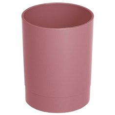 Подставка-стакан Стамм "Офис. Voyage. Agra", пластик, круглый, бордовый, цена за штуку, 279743