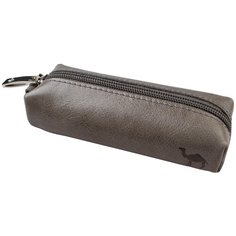 Ключница на молнии большая Dimanche "Camel" серый 70037, натуральная кожа