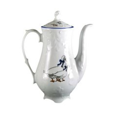Кофейник Cmielow Rococo Гуси (1.2 л) белый