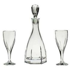 Набор для вина 7 предметов (графин 750 мл + 6 рюмок по 170 мл) Crystal Bohemia "Victoria" / 104261