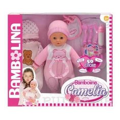 Кукла DIMIAN Bambolina Camelia Пупс интерактивный 40 см