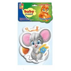 Пазлы мягкие Baby puzzle "Пушистики" Vladi Toys