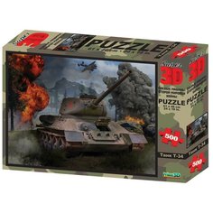 Пазл Prime 3D Танк Т-34 500 элементов