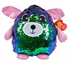 Собака с пайетками 20 см игрушка мягкая A Btoys