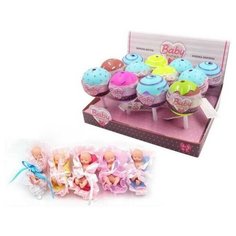 Кукла ABtoys Baby Boutique Пупс-сюрприз в конфетке с аксессуарами 5 видов в коллекции,
