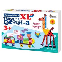 Игра магнитная развивающая. Мозаика магнитная Всякая всячина , XL, 122 элементов Десятое королевство