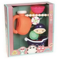 Игрушка для ванной "Мельница-горка Пиратский кораблик с лейкой", 22х9,5х23,5 см Junfa Toys