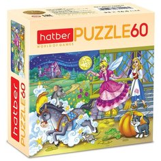 Пазл Hatber Золушка и Фея 60 элементов А5 формат 165х230мм