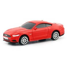 Машинка металлическая Uni-Fortune RMZ City 1:64 Ford Mustang 2015, без механизмов, цвет красный матовый, 9 x 4.2 x 4 см