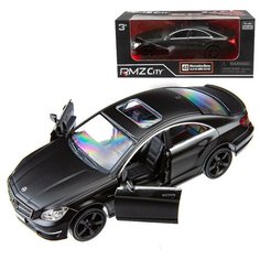Машинка металлическая Uni-Fortune RMZ City 1:32 Mercedes Benz CLS 63 AMG, инерционная, черный матовый цвет