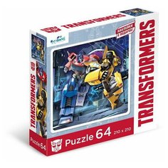 Пазл 64 Трансформеры. Автоботы +наклейки Origami