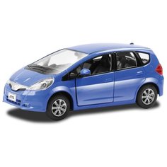 Машинка металлическая Uni-Fortune RMZ City 1:32 Honda Jazz, инерционная, синяя, 12,7 x 4,9 x 4,1см