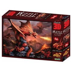 Пазл Prime 3D Огненный дракон 500 элементов