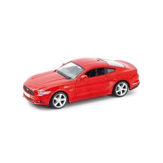 Машинка металлическая Uni-Fortune RMZ City 1:32 Ford Mustang 2015 инерционная, 2 цвета (красный/желтый), 12,7х5,08х3,75 см