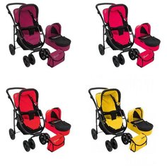 Коляска для куклы Buggy Boom Amidea трансформер, многофункциональная 69*44*73 см (цвета в ассортименте)