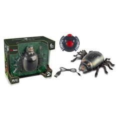 Интерактивная игрушка JUNFA "Паук", ползает по стенам, р/у, с зарядным устройством, световые эффекты