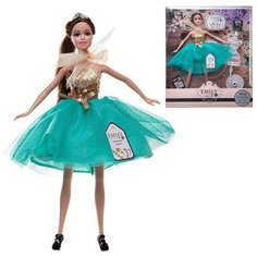 Кукла ABtoys Emily Цветочная серия с клатчем и аксессуарами, 30см