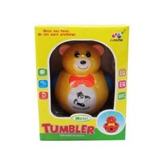 Игрушка для малышей. Неваляшка Медвежонок, звуковые эффекты, 13x19x12см Junfa Toys