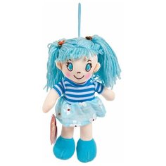 Кукла ABtoys Мягкое сердце, мягконабивная в голубом платье, 20 см