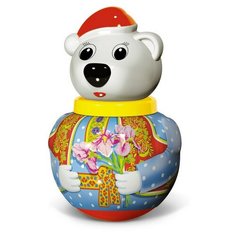 Неваляшка малая Белый медведь "Тёма" в п/пакете Стеллар