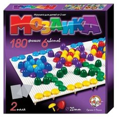Мозаика d20 /6 цветов/ 180 шт/ два поля/ 280х280х40. Десятое королевство