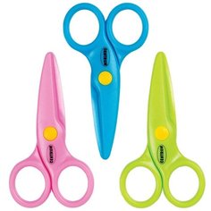 Ножницы детские, 105 мм с пластиковым лезвием, цвета ассорти. Centrum
