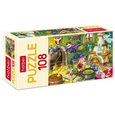 Пазл Hatber Маленькие волшебники 108 элементов, формат А4, 300Х210мм