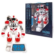 Робот на радиоуправлении JUNFA Пультовод Альф стреляет водой, свет, звук, в коробке, 32х14,5х37см