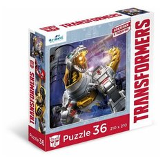 Пазл 36 Трансформеры. Гримлок+наклейки Origami