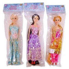 Кукла ABtoys, Модница, 3 вида, 30 см, в пакете
