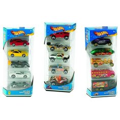 Набор машинок Mattel Hot wheels Подарочный 5 машинок