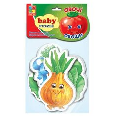 Пазлы мягкие Baby puzzle "Овощи" Vladi Toys
