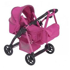 Коляска для куклы Buggy Boom Infiniya трансформер классическая 6 цветов 68*43*79 см