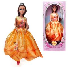 Кукла в длинном платье с аксессуарами, 30см, 5 видов в коллекции Junfa Toys