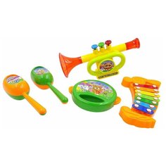 Набор музыкальных инструментов, 5 предметов, 24.5x30x7см A Btoys