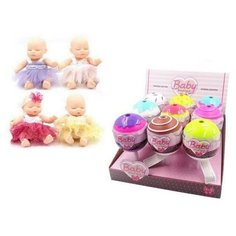 Кукла ABtoys Baby Boutique Пупс-сюрприз в конфетке с аксессуарами 4 вида в коллекции (4 серия),
